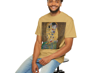 The Kiss by Gustav Klimt Unisex Garment-Dyed T-shirt