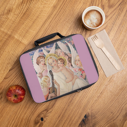 Madonna with Child Surrounded by Musical Angels by Gerda Wegener Lunch Bag