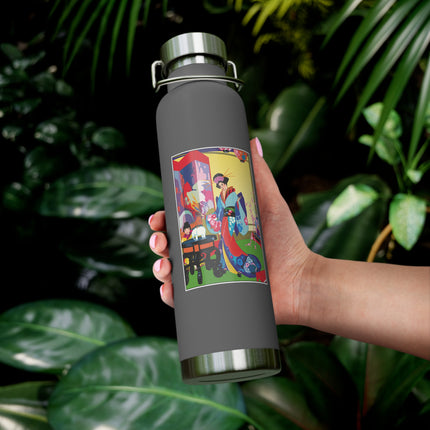 A Timeless Journey by Umberto Brunelleschi Copper Vacuum Insulated Bottle, 22oz