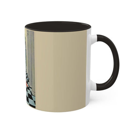 Cadmus Beheld a Female Figure by Virginia Frances Sterrett Colorful Mugs, 11oz