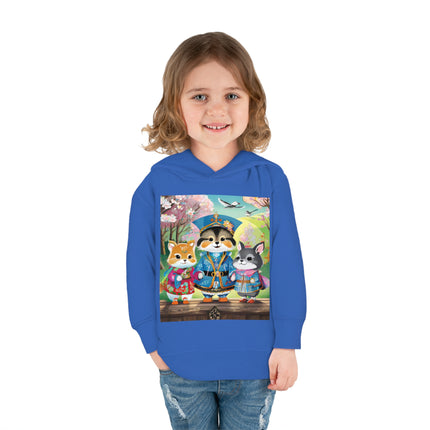 Fluffy Explorers Toddler Pullover Fleece Hoodie