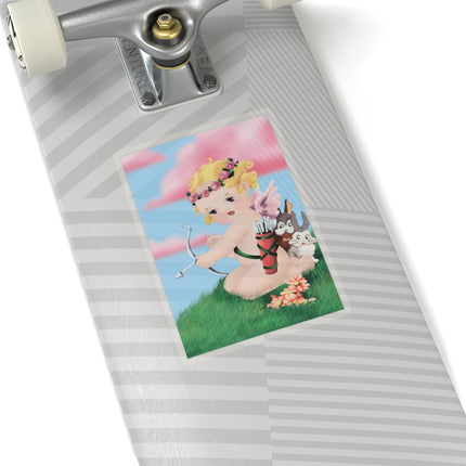 Cupid's Aim Kiss-Cut Stickers (4 Sizes)