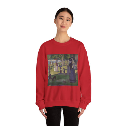 A Sunday on La Grande Jatte by Georges Seurat Heavy Blend™ Crewneck Sweatshirt