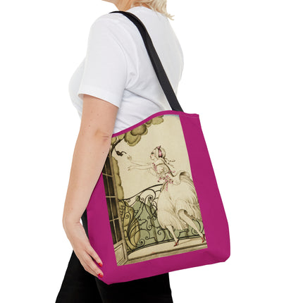 Sur talons rouges (On Red Heels) pl 02 by Gerda Wegener Tote Bag (AOP)