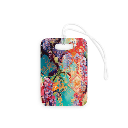 Golden Wisteria Symphony Luggage Tags