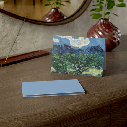 Olive Trees by Vincent Van Gogh Greeting Cards (1, 10, 30, and 50pcs)