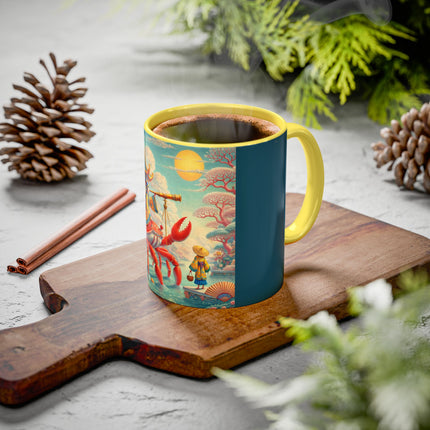 The Celestial Crab Navigator Colorful Mugs (11oz, 15oz)