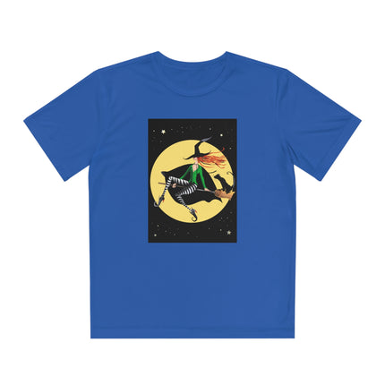 A Witch’s Moonlit Flight Youth Competitor Tee