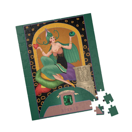 May & Emerald (from the Gem Series) by Sofia Chiostri Puzzle (110, 252, 500-piece)