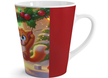 Naughty or Nice Kitten Christmas Latte Mug
