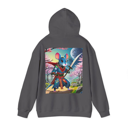 Cyber Samurai Rat – Heavy Blend™ Hooded Sweatshirt