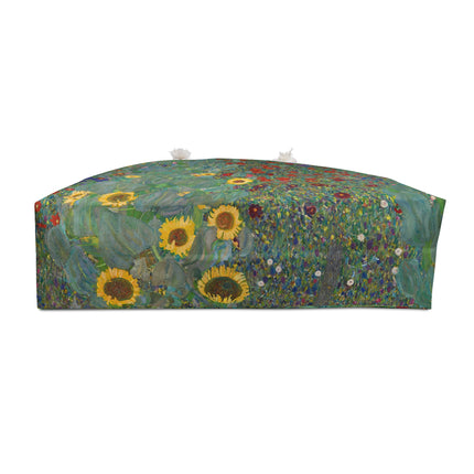 Farm Garden with Sunflowers by Gustav Klimt Weekender Bag