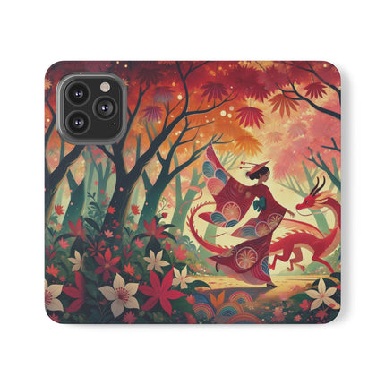The Dragon Fairy’s Dance Flip Case – Enchanted Grace & Spring Magic