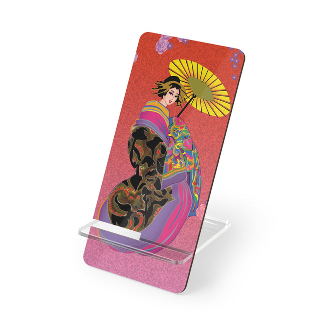 Enchanting Geisha Mobile Display Stand for Smartphones