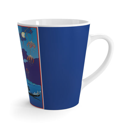 Fireworks in Venice by George Barbier Latte Mug