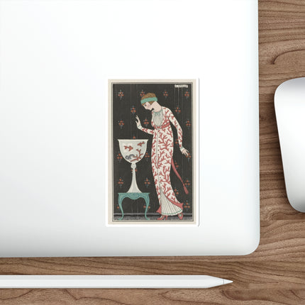 Robe d’intérieur by George Barbier Die-Cut Stickers (5 Stickers)