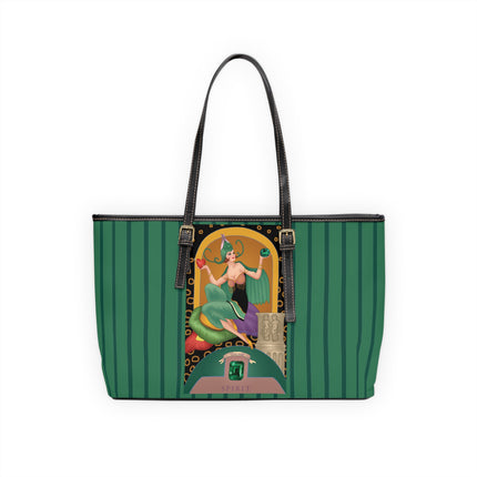 May & Emerald (from the Gem Series) by Sofia Chiostri PU Leather Shoulder Bag