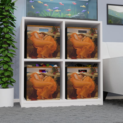 Flaming June by Frederic Leighton Felt Storage Box
