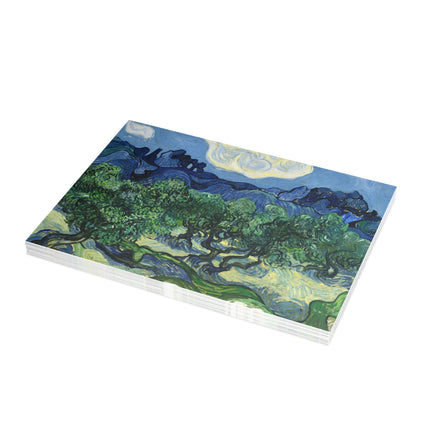 Olive Trees by Vincent Van Gogh Postcards (envelopes included) - Bundles of 10, 30, 50 Pieces