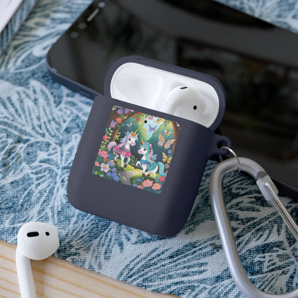 Baby Unicorns and Fluttering Butterflies AirPods Case Cover