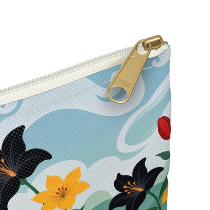 🌹🎭 The Lady Of The Little Dancer Accessory Pouch – Art Deco Floral Fantasy