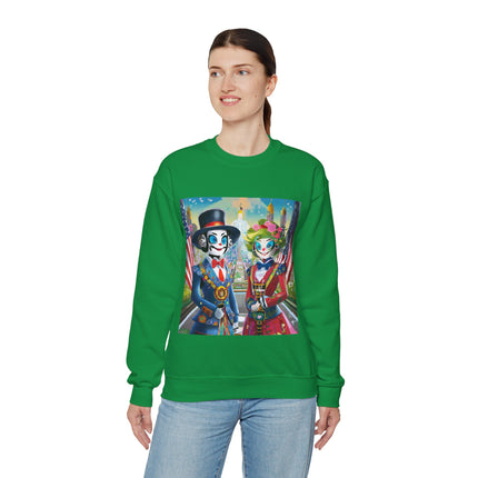 Cyber Punk Warrior Robots Unisex Heavy Blend™ Crewneck Sweatshirt