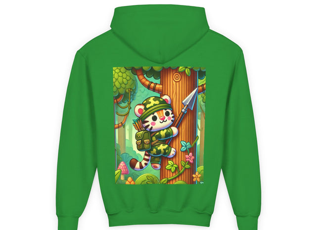 Stealthy Stripes Youth Heavy Blend Hooded Sweatshirt