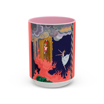 The Firebird's Awakening Colorful Mug (11oz, 15oz) – Ballet Fantasy, Mythic Fire & Art Deco Drama