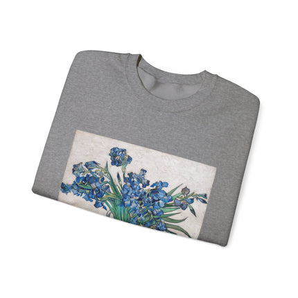 Irises by Vincent Van Gogh Heavy Blend™ Crewneck Sweatshirt