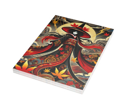 Kabuki Witch Postcards (envelopes included) - Bundles of 10, 30, 50 Pieces