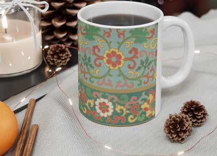 Examples of Chinese Ornament, Pl.09 by Owen Jones Ceramic Mug 11oz