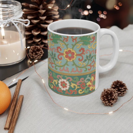 Examples of Chinese Ornament, Pl.09 by Owen Jones Ceramic Mug 11oz