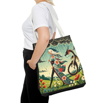 The Dragon Fairy’s Stride Tote Bag – Grace, Strength & Mythic Adventure