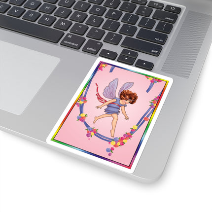 A Playful Fairy Jumps Rope Kiss-Cut Stickers (4 Sizes)
