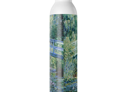 Water Lilies and Japanese Bridge by Claude Monet Slim Water Bottle