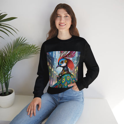 Techno Plumes Unisex Heavy Blend™ Crewneck Sweatshirt
