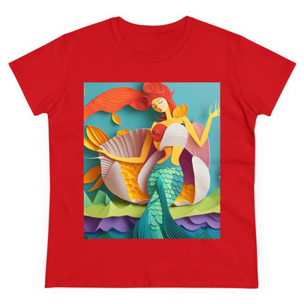 Charming Mermaid Women's Midweight Cotton Tee