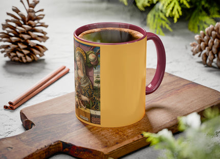 Madonna and Child by Carlo Crivelli Colorful Mugs (11oz, 15oz)
