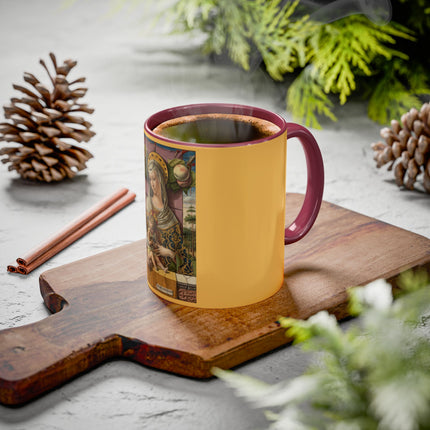 Madonna and Child by Carlo Crivelli Colorful Mugs (11oz, 15oz)