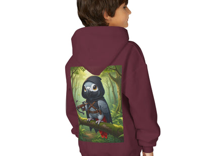 The African Grey Sentinel Youth Heavy Blend Hooded Sweatshirt