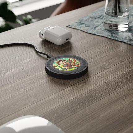 Dragon Dance on Wheels Quake Wireless Charging Pad