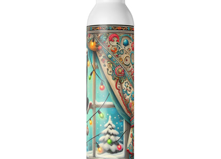 Mischief in Tinselland Slim Water Bottle