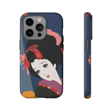 Geisha Portrait Phone Case – Elegant Beauty & Timeless Grace