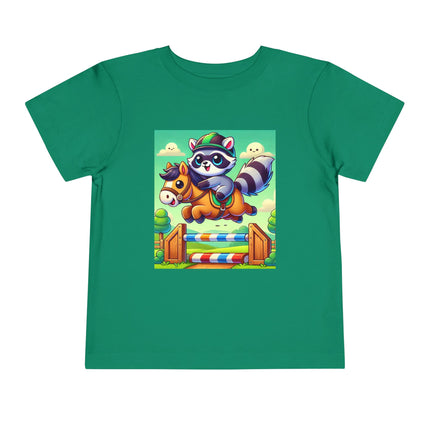 Raccoon Rider Toddler Short Sleeve Tee