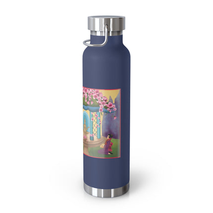 A Dance of Colors and Serenity by Carlo Chiostri Copper Vacuum Insulated Bottle, 22oz