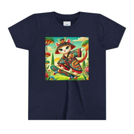 Dragon Dance on Wheels Youth Short Sleeve Tee