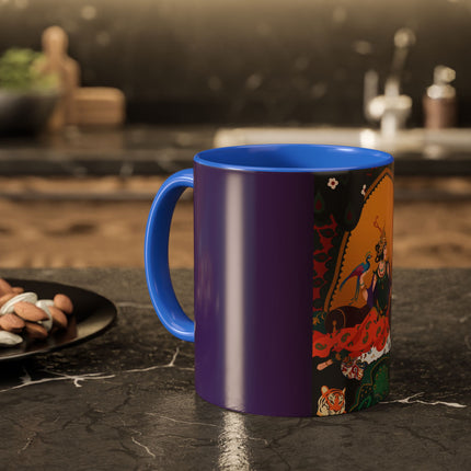 The Jewel Pavilion Colorful Mug (11oz, 15oz) – Royal Elegance, Peacock Beauty & Jewel-Toned Splendor