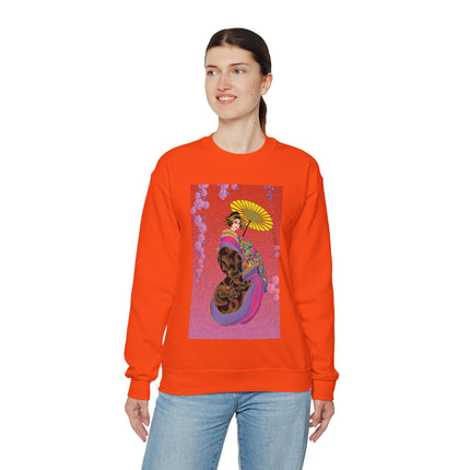 Enchanting Geisha Unisex Heavy Blend™ Crewneck Sweatshirt