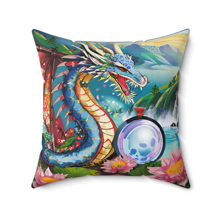 Wisdom's Guardian Spun Polyester Square Pillow