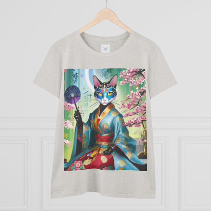 Cyberpunk Geisha Cotton Tee